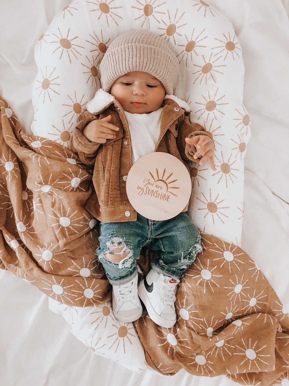 You are my sunshine themed baby blankets
