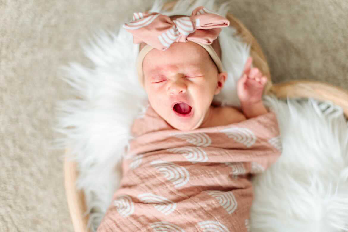 Organic Muslin Swaddle Sets for Baby Girls