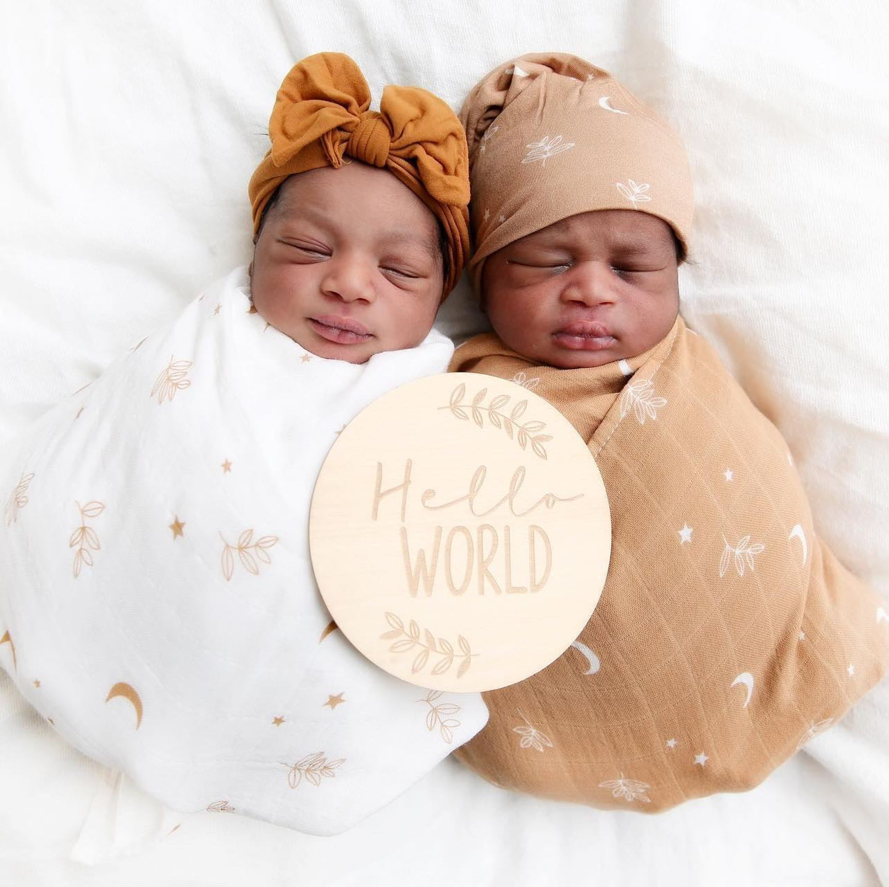 Gender-Neutral Organic Muslin Swaddle Sets