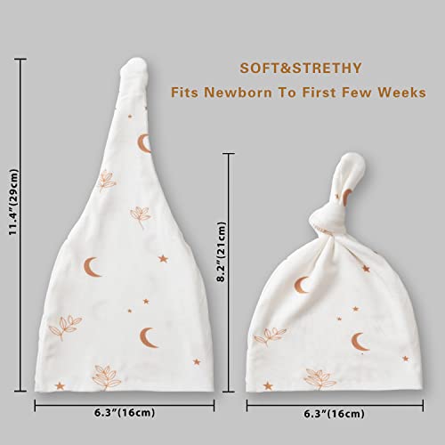 Organic Muslin Swaddle Set| Boho Moon in White