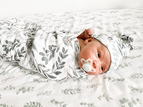 Organic Muslin Swaddle Set| Eucalyptus