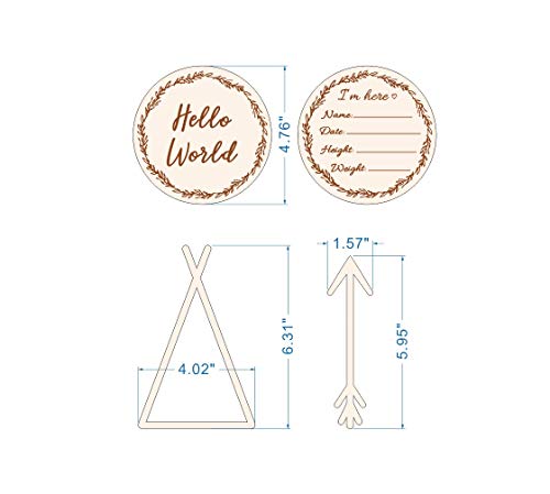 Organic Baby Monthly Milestone Blanket| Boho Mountain