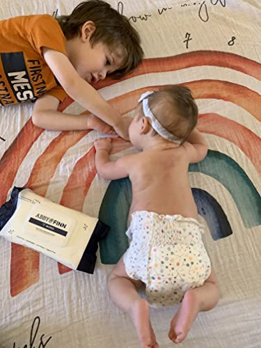 Organic Baby Monthly Milestone Blanket| Rainbow