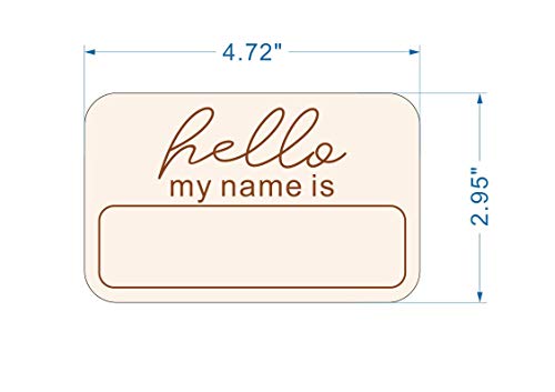 Miaoberry Personalized Wood Birth Announcement Hello My Name is